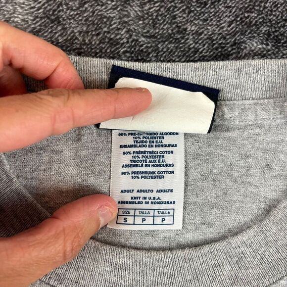 Vtg NBC Experience Friends Promo Embroidered T-Shirt Made In USA S Gray - Picture 5 of 10